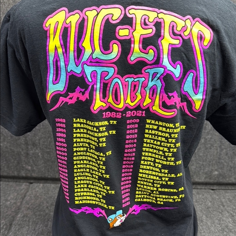 Madison Black Tee with Colorful Graphic - Picture 4 of 6